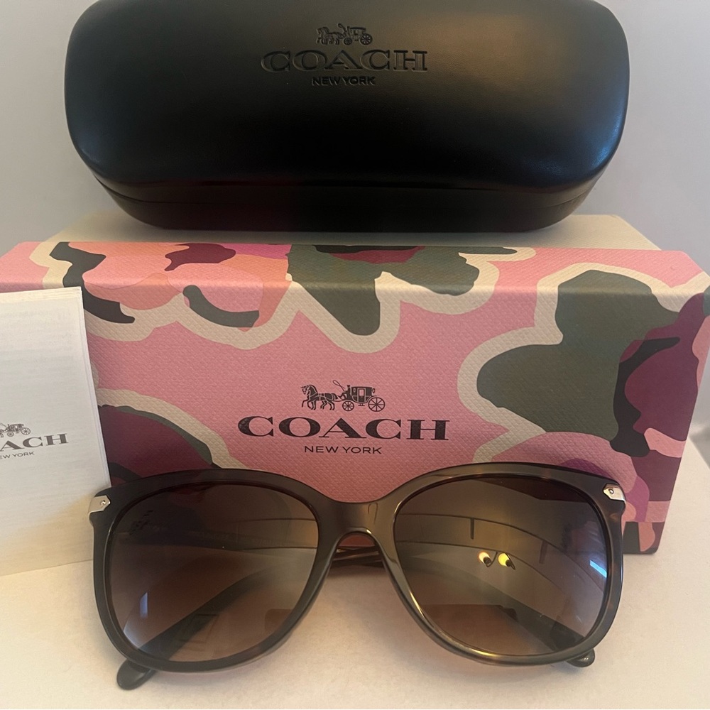 Coach Authentic Tortoise Sunglasses - Picture 2 of 7